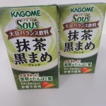237.カゴメ kagome＿大豆バランス飲料ソイズ 抹茶黒まめ(13.12.28 T52C)